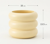 Nordischer Stil Runde Keramik-Aufbewahrungstopf