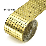 MirrorSphere Wand-Discokugel – Spiegelnde Metallic Wanddekoration für Zuhause & Events