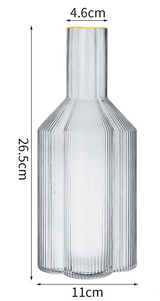 CrystalSip Vintage Geriffelte Gläser