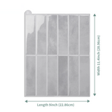 DecoFlex 3D Wandfliesen – Selbstklebende, Wasserfeste Wandaufkleber mit Harzbeschichtung