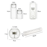 Kreativer hitzebeständiger Glas-Kerzenhalter – Stilvolle moderne Tischdekoration für Feiern und Wohnräume