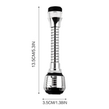 AquaFlex Steel Pro – Edelstahl-Küchenarmaturverlängerung mit 360° Drehung & Wasserspartechnologie