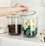 Klarivo Transparente Aufbewahrungsgläser mit Deckel