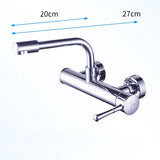 AquaTurn ZwartPro – Luxuriöse Schwarze Wandarmatur 360° Drehbar