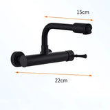 AquaTurn ZwartPro – Luxuriöse Schwarze Wandarmatur 360° Drehbar