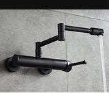 AquaTurn ZwartPro – Luxuriöse Schwarze Wandarmatur 360° Drehbar