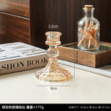 AuroraLuxe Europäischer Glas-Kerzenhalter