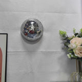 MirrorSphere Wand-Discokugel – Spiegelnde Metallic Wanddekoration für Zuhause & Events