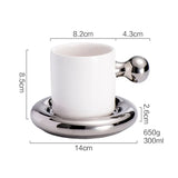 NordéaLux Skandinavische Keramik-Kaffeetasse