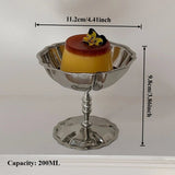 SteelElegance Edelstahl Dessertkelch auf Fuß