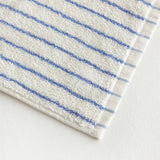 Luxuriöses Gewebtes Baumwollhandtuch – Gestreifte Geometrische Rauten, Absorbierendes Gesichts