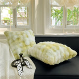 FluffyHugs Retro Plüsch-Kissenbezug – Dekorativer Weicher Kissenbezug