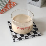 Nordischer Schachbrett-Tassenuntersetzer