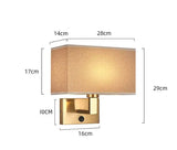 LumaTex Wandlampe – Moderne Stoff-Wandleuchte