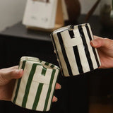 BlossomLine Handbemalte Keramik-Kaffeetasse