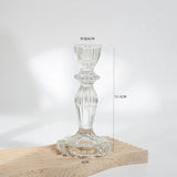 AuroraHeritage Retro-Glas-Kerzenhalter