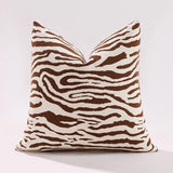 ZebraLux Jacquard-Kissenhülle – Modern, Minimalistisch und Dezent Luxuriös