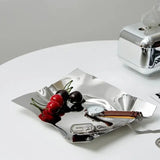 NordiLux Irreguläre Edelstahl-Schmuck- & Obstschale