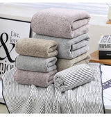 Premium Antibakterielles Bambus-Kohle-Badetuch-Set