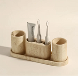 EcoStone Luxe Badezimmer-Accessoire – Naturstein & Sandstein