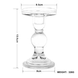 AuroraHeritage Retro-Glas-Kerzenhalter