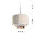 ZenGlow Naturé – Handgewebte Retro Bonbon Hängeleuchte aus Hanfseil und Rattan | Japanisches Design