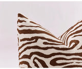 ZebraLux Jacquard-Kissenhülle – Modern, Minimalistisch und Dezent Luxuriös