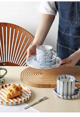 LineaCalm Europäische Porzellan-Kaffeetasse