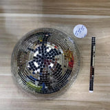 MirrorSphere Wand-Discokugel – Spiegelnde Metallic Wanddekoration für Zuhause & Events