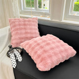 FluffyHugs Retro Plüsch-Kissenbezug – Dekorativer Weicher Kissenbezug