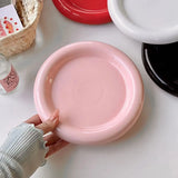 NordicDelight Rundes Keramik-Teller mit Dickem Rand