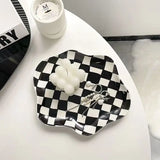 RetroCheck Schachbrett-Keramikschale