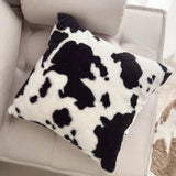 Luxuriöser NordicCow Plüschkissenbezug – Skandinavischer Stil