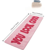 Luxe Roze Comfort Lang Läufer