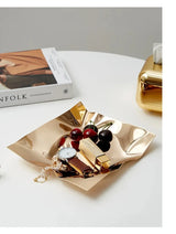 NordiLux Irreguläre Edelstahl-Schmuck- & Obstschale