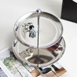 OrgaTier RVS Mehrschicht-Displaytray