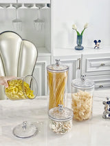 Klarivo Transparente Aufbewahrungsgläser mit Deckel