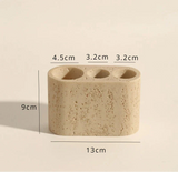 EcoStone Luxe Badezimmer-Accessoire – Naturstein & Sandstein