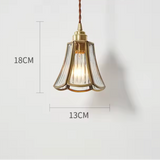 AuroraLux Messing-Glas Pendelleuchte – Zeitlose Eleganz mit modernem Luxus