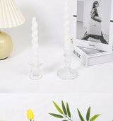 AuroraHeritage Retro-Glas-Kerzenhalter