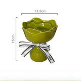 Keramik Rose Bloom Design Väschen – Luxus-Rosenförmige Keramikvase