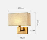 LumaTex Wandlampe – Moderne Stoff-Wandleuchte