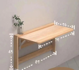 FlexiWall Klappbarer Wand-Schreibtisch – Platzsparender Multifunktionstisch für Wohnen & Homeoffice