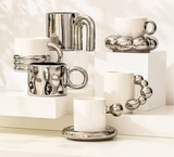 NordéaLux Skandinavische Keramik-Kaffeetasse