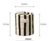 BlossomLine Handbemalte Keramik-Kaffeetasse