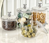 Klarivo Transparente Aufbewahrungsgläser mit Deckel