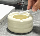 NordicClean Keramischer Aschenbecher mit Deckel