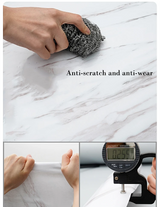 MarbraGuard – Selbstklebende Marmorfolie für Küche, Bad & Möbel