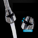 AquaFlex Steel Pro – Edelstahl-Küchenarmaturverlängerung mit 360° Drehung & Wasserspartechnologie