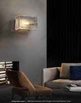 LuxeGlow Postmoderne Kupfer-Wandleuchte – Hotelstil Nachttischlampe mit Glasabdeckung